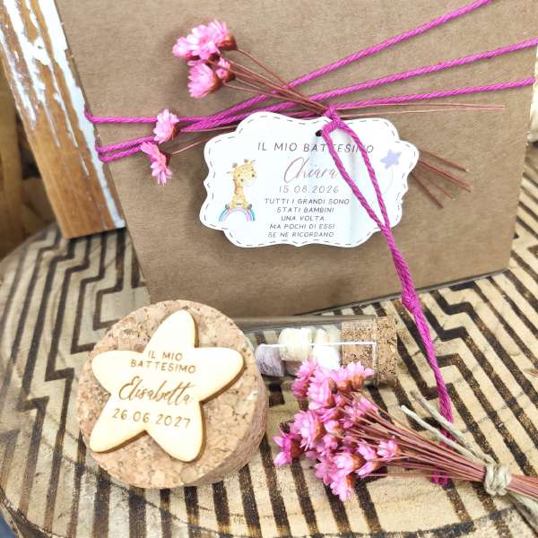 BOMBONIERA CANDELA BATTESIMO